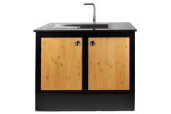 Der Merklinger Outdoor Modul "Toni" (2 Türen + Spülbecken – Armatur)