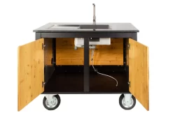 Der Merklinger Outdoor Modul "Toni" (2 Türen + Spülbecken – Armatur) -Warmes BBQ-Restaurant 003 dermerklinger holzbackofen grill pizzaofen spuelmodul outdoorkueche jpg