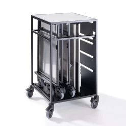 One Minute Kitchen Mobile Außenküche Premium, Schwarz -Warmes BBQ-Restaurant 066d903f2510770cc20cc15782798bda