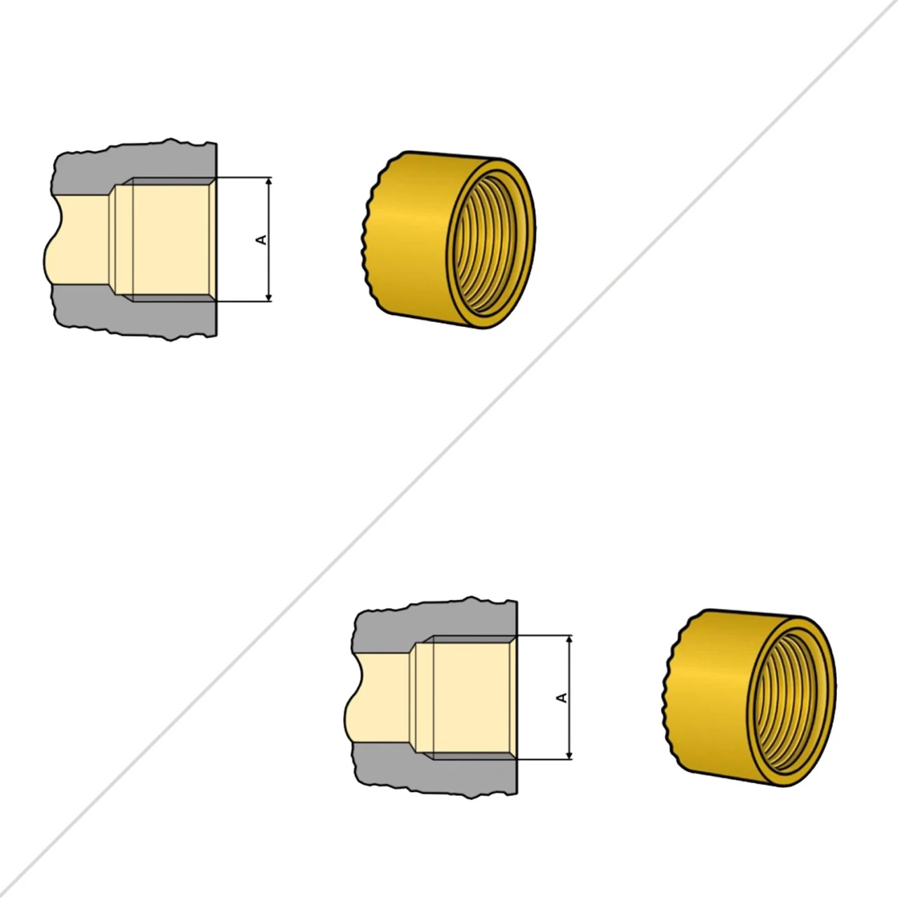 Gasschlauch Gummi 1/4 LH-ÜM Auf 1/4 LH-ÜM - 300cm - Bis -30°C 2 Gasschlauch Gummi 1/4 LH-ÜM Auf 1/4 LH-ÜM - 300cm - Bis -30°C – Bild 2