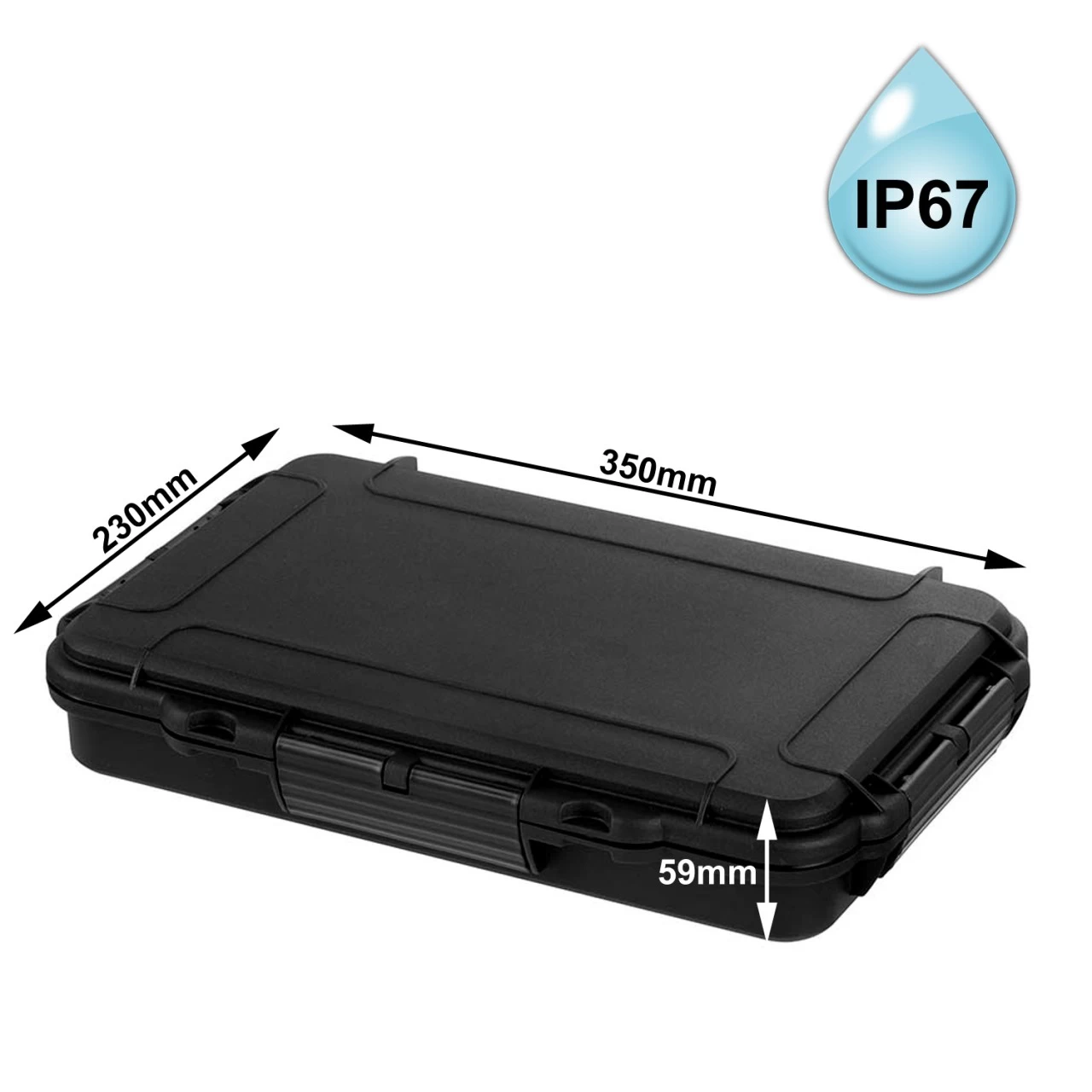 YOUCAMP HUMMER L - Wasserfestes Schutzcase IP67 - 316x195x53mm 2 YOUCAMP HUMMER L - Wasserfestes Schutzcase IP67 - 316x195x53mm – Bild 2