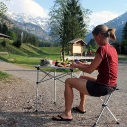 Basic Nature Rolltisch Für Camping 70x70cm - Nur 3,3kg -. Geringes Packmaß -Warmes BBQ-Restaurant 10103 rolltisch campintisch 70x70 05 1280x1280