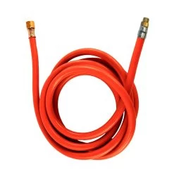 Gasschlauch Gummi 7/16" AG Auf 1/4" Überwurfmutter - 3m - Winterfest Bis -30°C