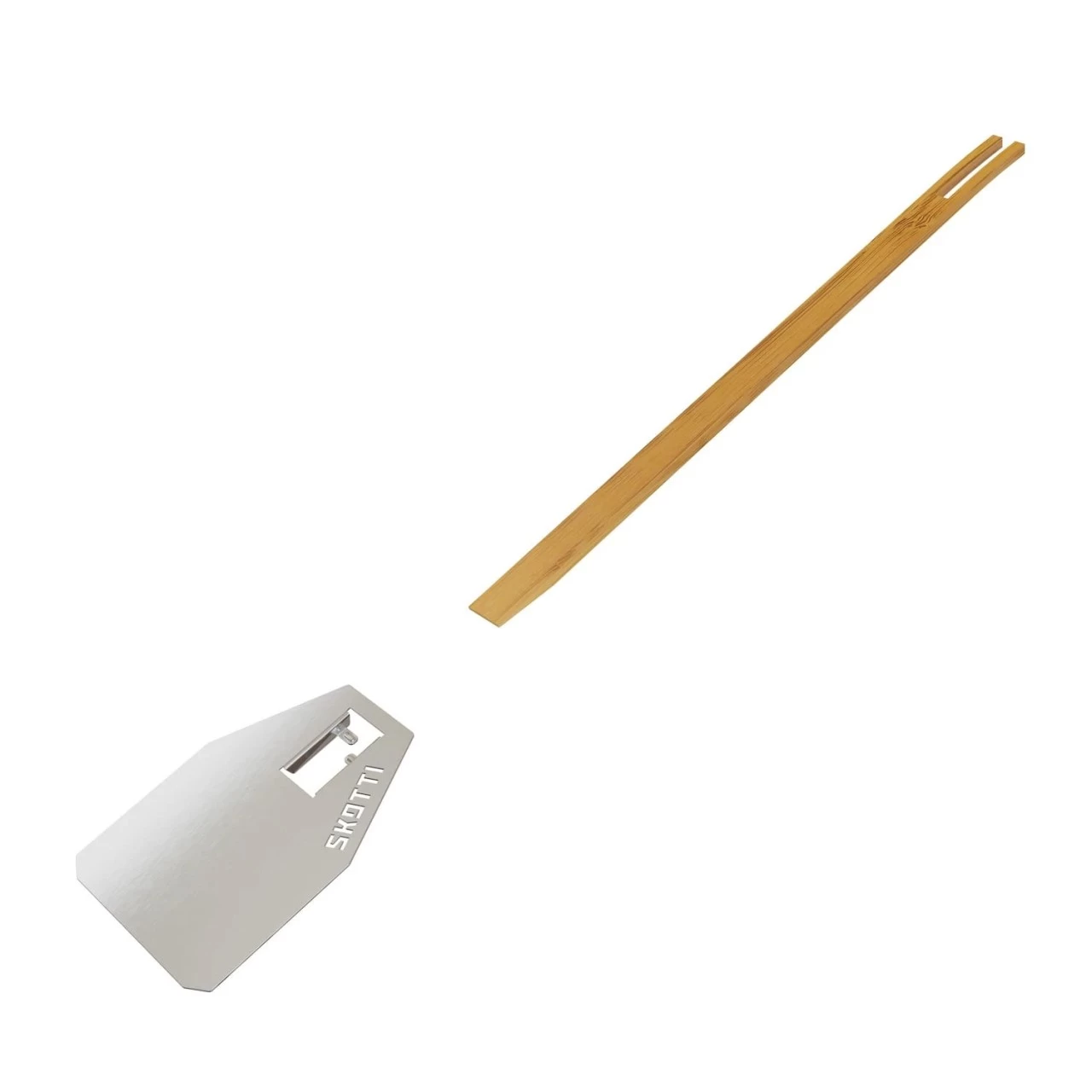 SKOTTI FLIP - Grillwender - Spatel Als Erweiterung Für Die SKOTTI TONGS Grillzange - Edelstahl 2 SKOTTI FLIP - Grillwender - Spatel Als Erweiterung Für Die SKOTTI TONGS Grillzange - Edelstahl – Bild 2