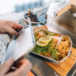 SKOTTI BOKS 2,5 Liter - Bratdose (Pfanne/Top/Vorratsdose) - Edelstahl -Warmes BBQ-Restaurant 11672 skotti boks 25 Liter edelstahl bratdose topf vorratsbox 08tAYqv4mM25cNB 1280x1280