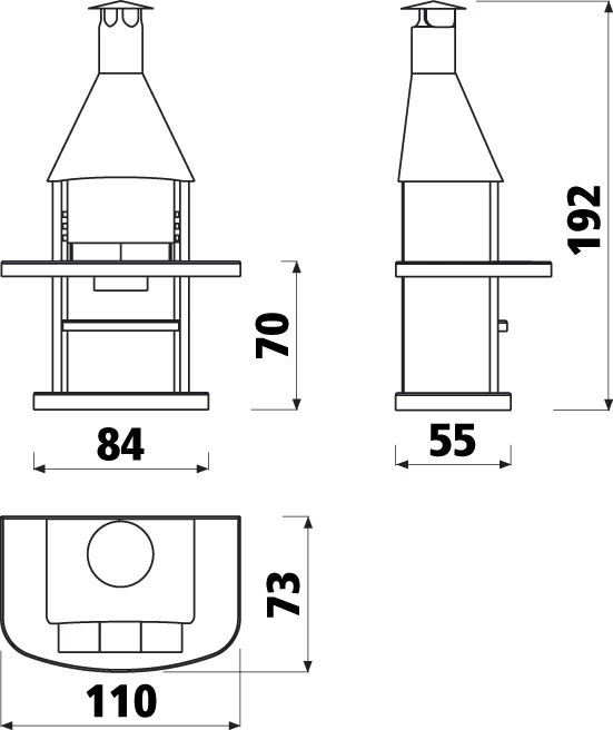 Grillkamin Wellfire AVANTA Mit Edelstahlhaube 3 Grillkamin Wellfire AVANTA Mit Edelstahlhaube – Bild 3