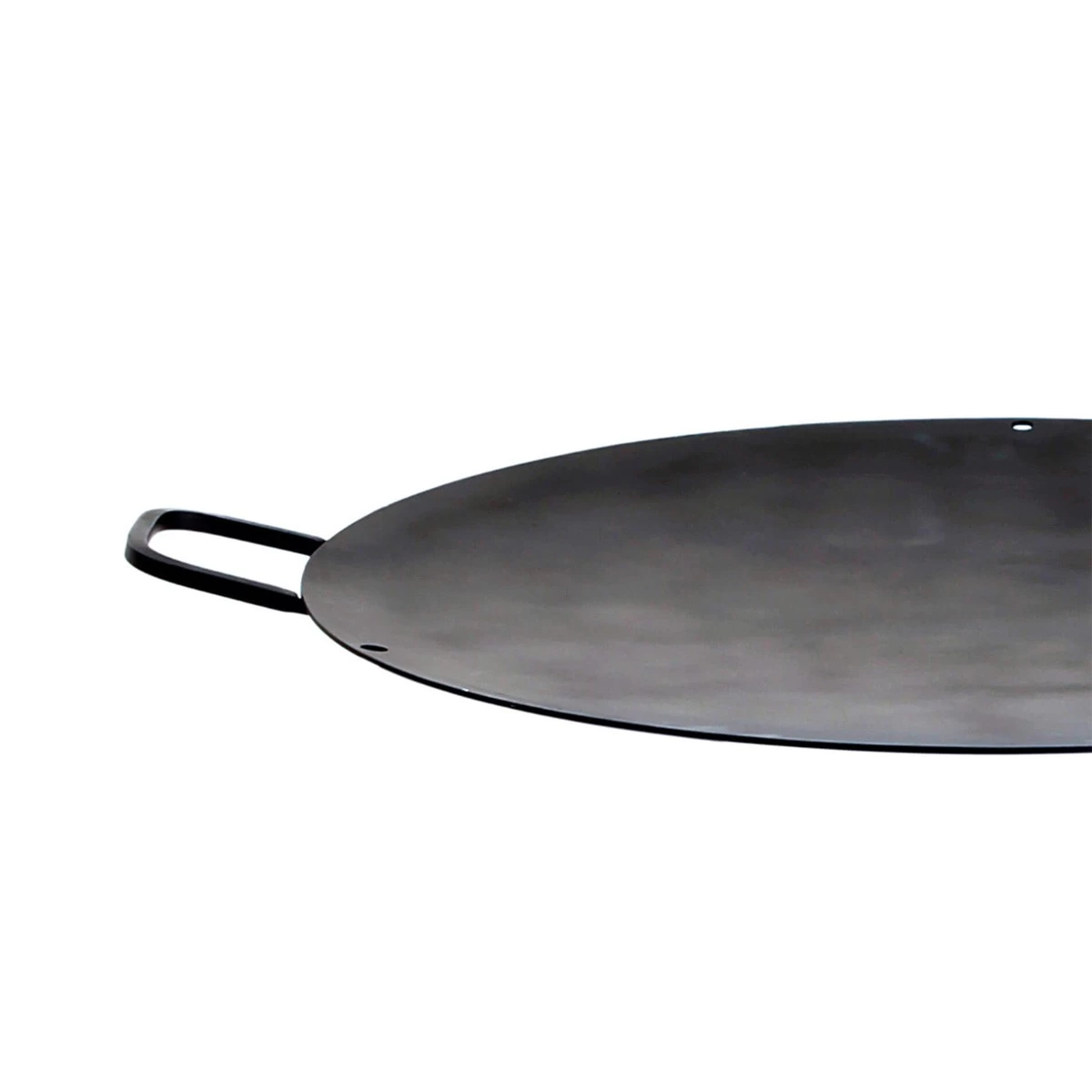 Grillschale Mit 2 Griffen - Eisenwok - Plancha - Grillplatte - 3,5mm Stahl - D: 50cm 3 Grillschale Mit 2 Griffen - Eisenwok - Plancha - Grillplatte - 3,5mm Stahl - D: 50cm – Bild 3