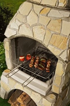 Grillkamin Wellfire LANDAU Gelb Quarzit Mit Natursteinverkleidung 7 Grillkamin Wellfire LANDAU Gelb Quarzit Mit Natursteinverkleidung -Warmes BBQ-Restaurant 1253 2