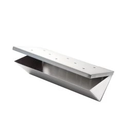 Edelstahl Räucherbox / Smokerbox In V-Form - Für Holz- & Gasgrill