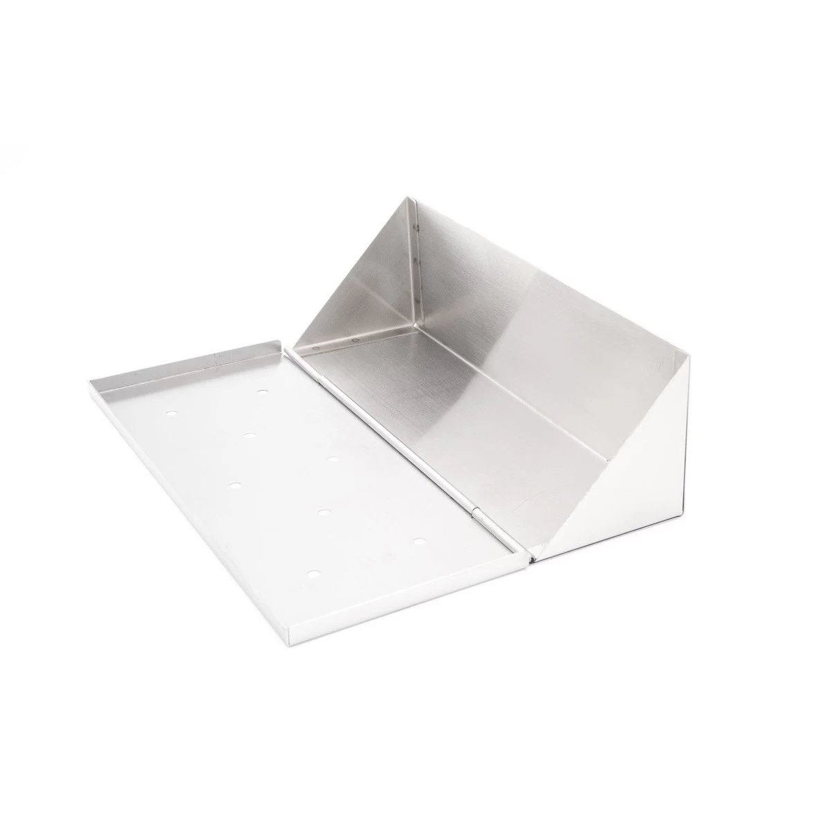 Edelstahl Räucherbox / Smokerbox In V-Form - Für Holz- & Gasgrill 5 Edelstahl Räucherbox / Smokerbox In V-Form - Für Holz- & Gasgrill – Bild 5