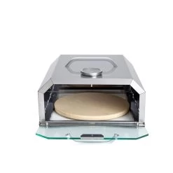 ALLGRILL Pizzaboxx Eckig - Pizzahaube Für Seitenbrenner