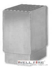 Haubenverlängerung Edelstahl Für Wellfire Grillkamin TOSKANA