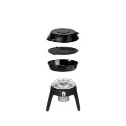 CADAC SAFARI CHEF 30 LITE HP - Kartuschenbetrieb - Inkl. Topfständer, Grillrost, Pfanne/Deckel