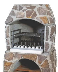 Grilleinsatz Mit Feuerrost Und Grillrost -Warmes BBQ-Restaurant 1332 1