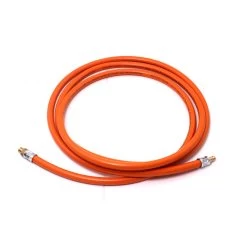 Gasschlauch 3 Meter - Schnellkupplung/Stecktülle Auf AG7/16"x28 UNEF - Gewebeschlauch Bis -20°C