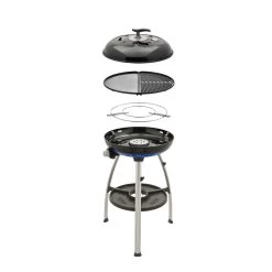 CADAC Carri Chef 50 BBQ / PLANCHA - 30mbar - Mobiler Gasgrill - Grillplatte/Plancha - Deckel