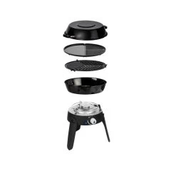 CADAC SAFARI CHEF 30 BBQ2BRAAI Plus- 50mBar - (Topfständer, Grillrost, Grillplatte, Pfanne/Deckel)