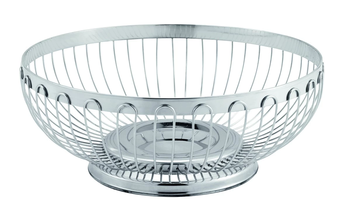 Brotkorb Elegant Silber - 21cm - Verchromt 1 Brotkorb Elegant Silber - 21cm - Verchromt