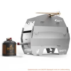SKOTTI CAP - ERWEITERUNG - Edelstahl - Backofen, Toaster, Windschutz, Spießhalter Und Und Und -Warmes BBQ-Restaurant 18615 SKOTTI CAP Deckel steckbar Haube 03 1280x1280
