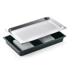 Kühlschale GN 1/1 Inkl. Kühlakku Und Tablett Aus Edelstahl
