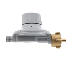 Gasregler Niederdruck 30-50mbar - 11 Stufen Regelbar - 1kg/h - KLF X 1/4" Links - CAMPING