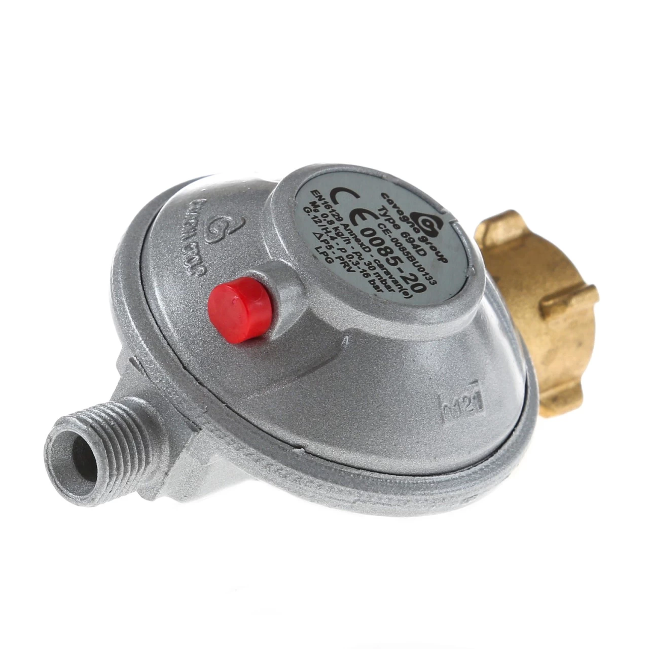 Gasregler Niederdruck Einstufig 30mbar - 0,8kg/h - KLF X 1/4" Links - FAHRZEUG EN 12864 Annex D 5 Gasregler Niederdruck Einstufig 30mbar - 0,8kg/h - KLF X 1/4" Links - FAHRZEUG EN 12864 Annex D – Bild 5