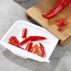 HI Schneidebrett Bambus - 2 Herausnehmbare Kunststoffschalen - 38,5 X 25 X 4,5cm -Warmes BBQ-Restaurant 21912 schneidebrett bambus geoelt mit kunststoffschalen 021jYBffRMjnKva 1280x1280