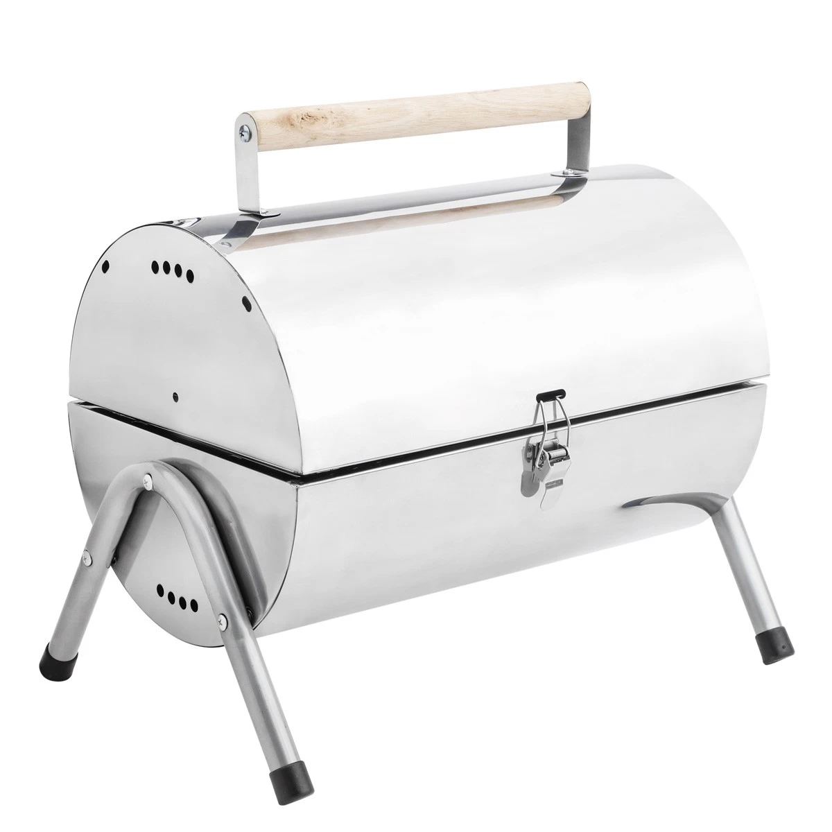 Picknick Grill - Edelstahl - Grillhöhe Ca. 17cm - Inkl. Zwei Kohleroste 2 Picknick Grill - Edelstahl - Grillhöhe Ca. 17cm - Inkl. Zwei Kohleroste – Bild 2