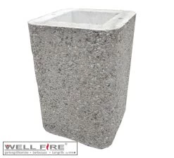 Haubenverlängerung Wellfire Grillkamin NOVA, NOVA Quattro Braun