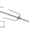 Grillspieß 65 Cm Für Diagonale Halterung
