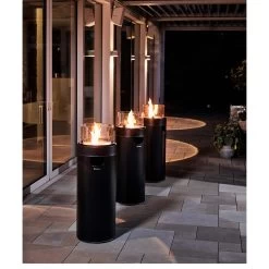 Enders NOVA LED Terrassenfeuer In L Black/chrome -Warmes BBQ-Restaurant 2501feae737ef65ea699c56f769c4d36