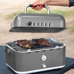 PIT BOSS Tragbarer Holzkohlegrill Mit Lüfter - PBCSL200 -Warmes BBQ-Restaurant 25788 pit boss PBCLS200 tragbarer holzkohlegrill mit luefter 041T7jwV95aGkBm 1280x1280