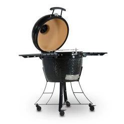 PIT BOSS - Kamado Keramikgrill 24zoll PBK24 Schwarz - 60cm - Mit Wagen + 2 Ablagen -Warmes BBQ-Restaurant 25789 kamado keramikgrill 24 zoll schwarz pit boss 02i08w0OkfCSEkY 1280x1280