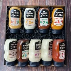 BURGER LIEBE - Geschenkset Mit 9 Burgersaucen - Für Alle Turmbauer Da Draußen! 5 BURGER LIEBE - Geschenkset Mit 9 Burgersaucen - Für Alle Turmbauer Da Draußen! -Warmes BBQ-Restaurant 25976 burger liebe geschenkset 9er5yPPsm1VQu5G3 1280x1280