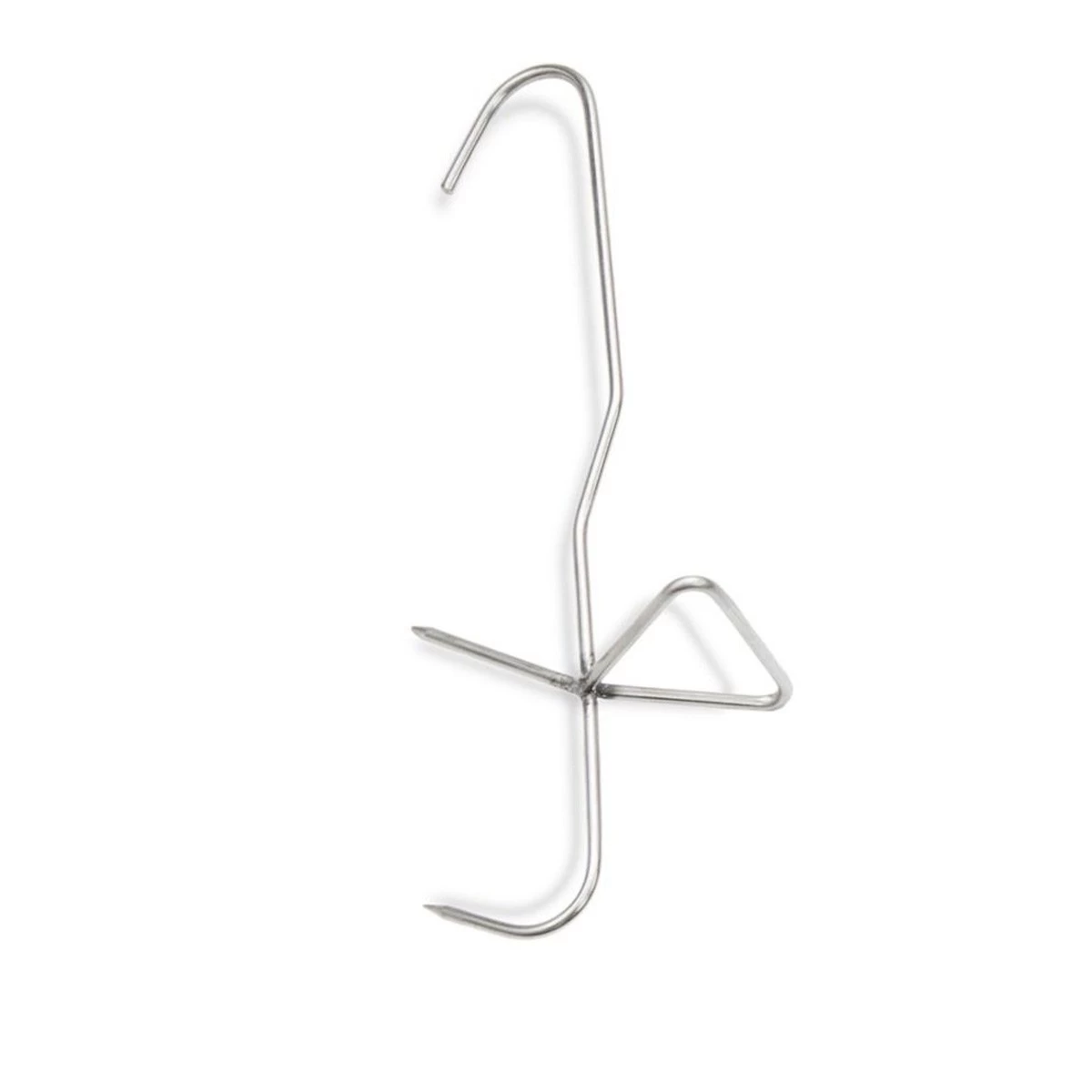 Fischhaken Zum Räuchern - 3er Set Edelstahl - 20cm - Ein Widerhaken 2 Fischhaken Zum Räuchern - 3er Set Edelstahl - 20cm - Ein Widerhaken – Bild 2