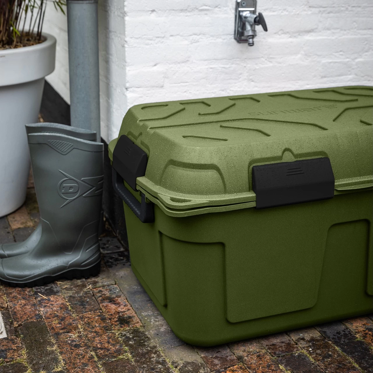 SAFARI - Wasserdichte Aufbewahrungsbox 130 Liter - Griff - Rollen 4 SAFARI - Wasserdichte Aufbewahrungsbox 130 Liter - Griff - Rollen – Bild 4