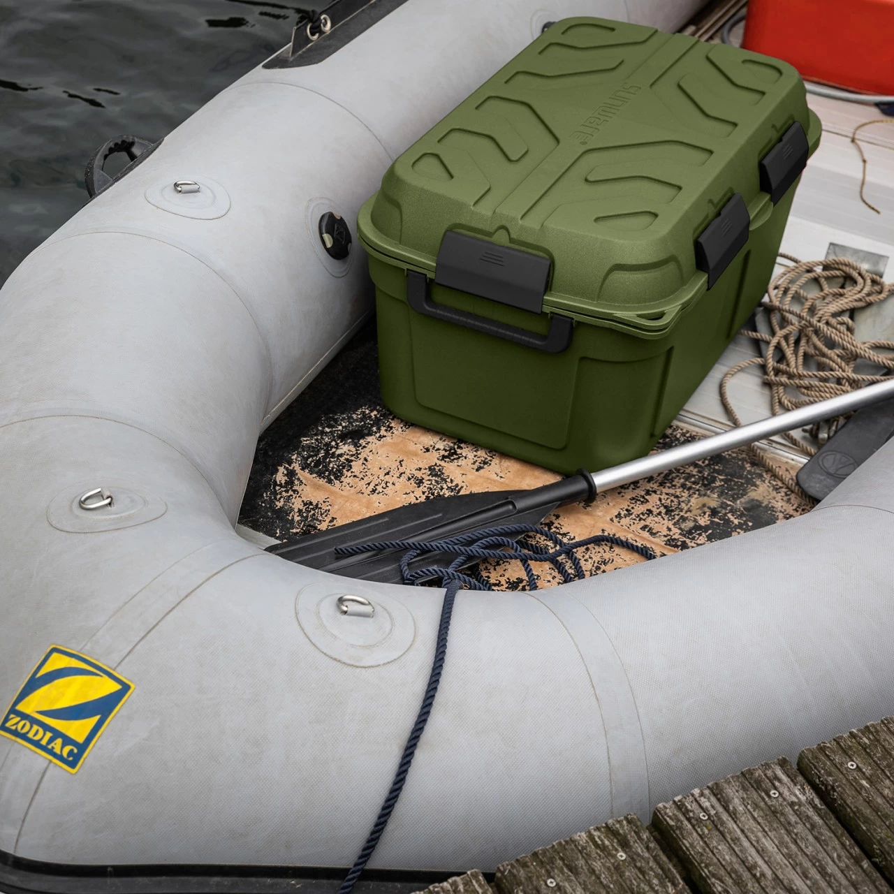 SAFARI - Wasserdichte Aufbewahrungsbox 130 Liter - Griff - Rollen 6 SAFARI - Wasserdichte Aufbewahrungsbox 130 Liter - Griff - Rollen – Bild 6