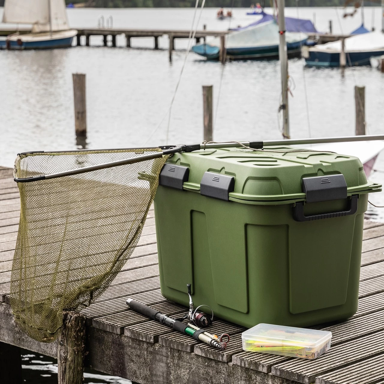 SAFARI - Wasserdichte Aufbewahrungsbox 160 Liter - Griff - Rollen 2 SAFARI - Wasserdichte Aufbewahrungsbox 160 Liter - Griff - Rollen – Bild 2