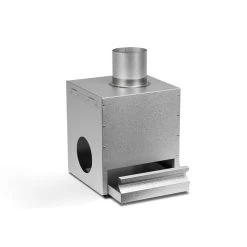 Borniak Kalträucheradapter ZW-01 (AluZink) - Für UW Und UWD Serie