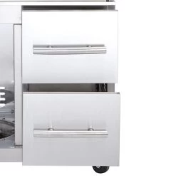 ALLGRILL Schubladen-System Rechts Für Modular CHEF L - Edelstahl