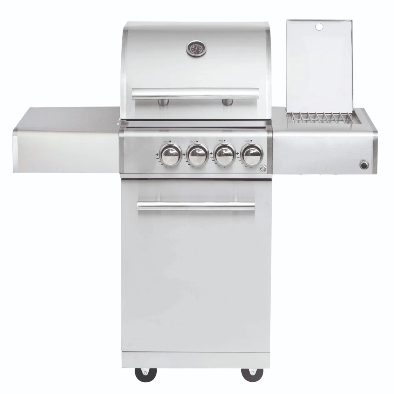 CHEF S Paket B - Basis Silber, 2 Brenner, Backburner, Seitenkocher, Cover, BBQ Paket 1 CHEF S Paket B - Basis Silber, 2 Brenner, Backburner, Seitenkocher, Cover, BBQ Paket