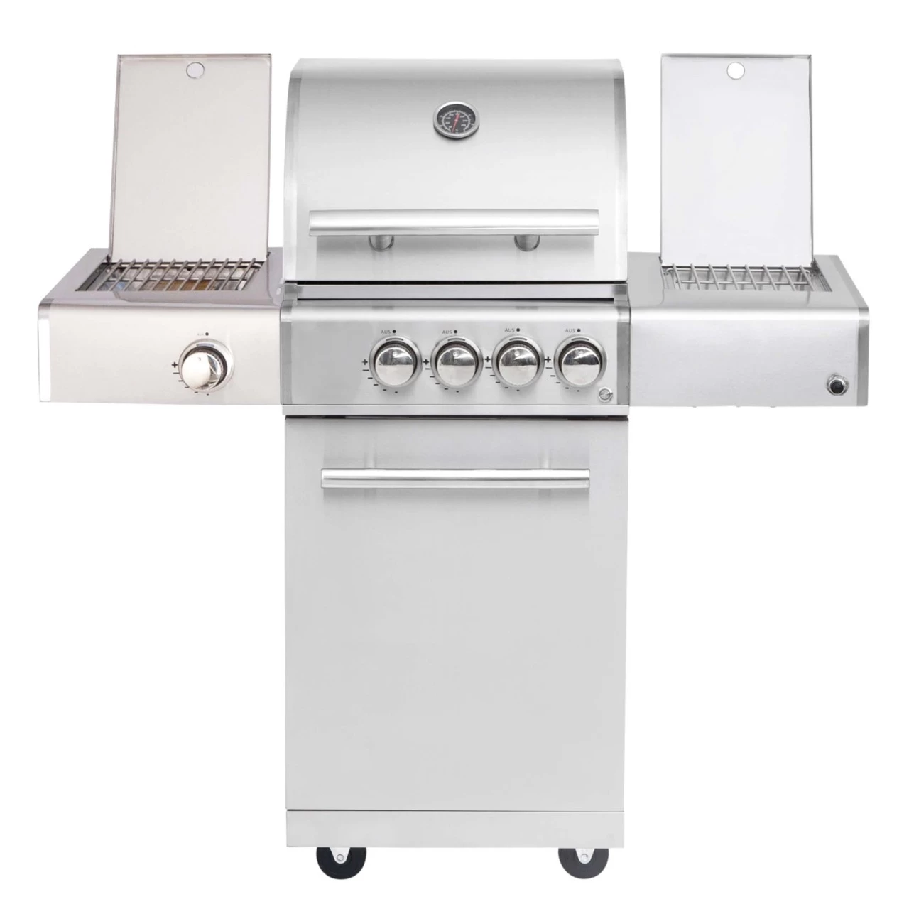 CHEF S Paket G - Basis Silber, 2 Brenner, Backburner, Seitenkocher, Steakzone, Grillplatte, AIR SYSY 1 CHEF S Paket G - Basis Silber, 2 Brenner, Backburner, Seitenkocher, Steakzone, Grillplatte, AIR SYSY