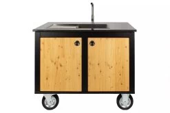 Der Merklinger Outdoor Modul "Toni" (2 Türen + Spülbecken – Armatur) -Warmes BBQ-Restaurant 2c85ce7610311a581bae2abf602c345b