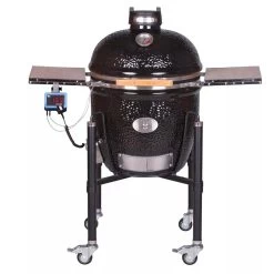 Monolith Classic BBQ Guru Pro 2.0 Inkl. Gestell & Seitentische, Schwarz + DigiQ DX3 -Warmes BBQ-Restaurant 32005a05b4d1389240bbd26a85f3b673