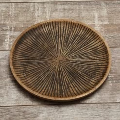 Holzteller - Dekotablett - Rund - Mangoholz - D: 29cm - H: 2cm - Natur, Schwarz 9 Holzteller - Dekotablett - Rund - Mangoholz - D: 29cm - H: 2cm - Natur, Schwarz -Warmes BBQ-Restaurant 3463 holzteller dekotablett 3 1280x1280