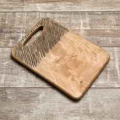 Schneidebrett - Servierbrett - Rechteckig - Mangoholz - Praktischer Griff - L: 36cm - Natur -Warmes BBQ-Restaurant 3472 schneidebrett 3 1280x1280