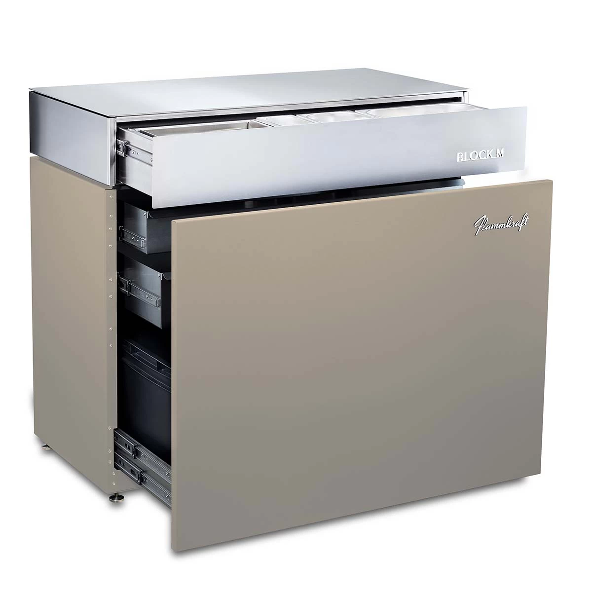 Flammkraft Block M, Taupe 3 Flammkraft Block M, Taupe – Bild 3