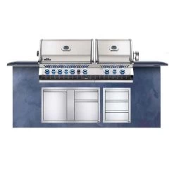 Napoleon Einbaugrill Prestige Pro 825, Edelstahl Inkl. Drehspieß -Warmes BBQ-Restaurant 3ab78308efcbc39dc8830c92a622f598