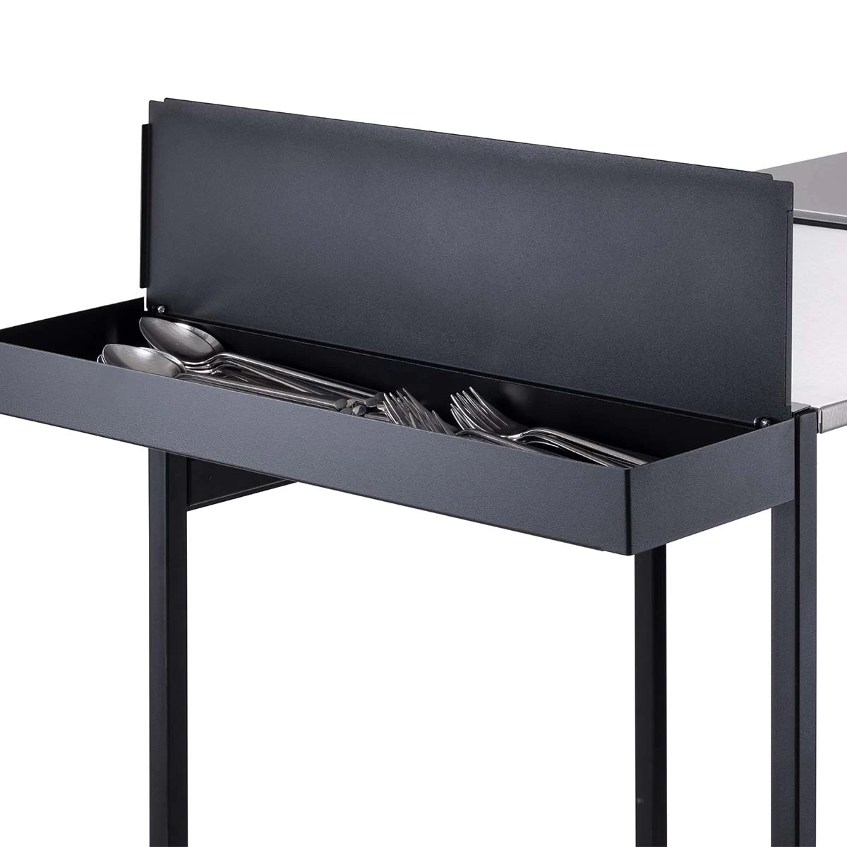 One Minute Kitchen Auflage Mit Klappdeckel, Schwarz 1 One Minute Kitchen Auflage Mit Klappdeckel, Schwarz