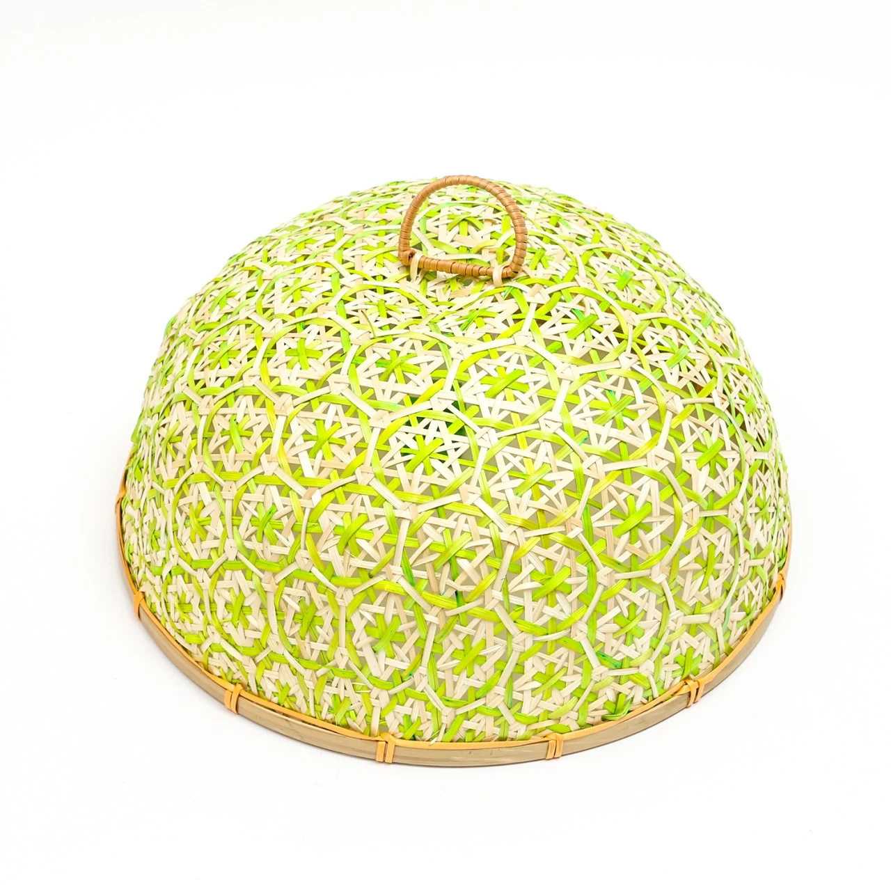 Abdeckhaube - Fliegenschutz - Bambus - H: 22cm - D: 33cm - Grün 1 Abdeckhaube - Fliegenschutz - Bambus - H: 22cm - D: 33cm - Grün